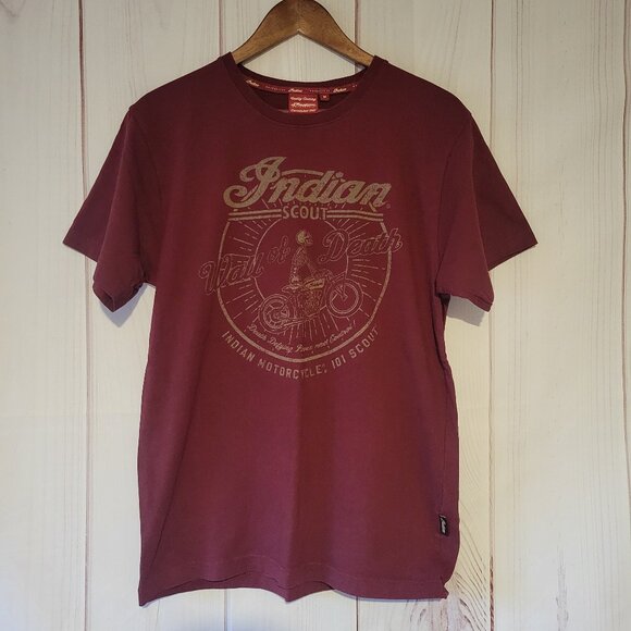 Indian Motorcycle T-Shirt, Limited Edition Wall of Death Graphic Print Men’s M - Picture 1 of 10
